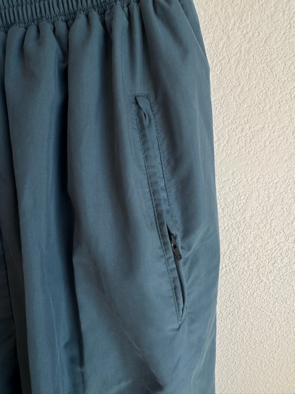 Vintage SAX water resistant baggy parachute style pants dark green size large - Picture 6 of 10